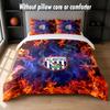 West Bromwich Albion Football Design Set Biancheria da Letto 1 Copripiumino + 2 Federe Morbido Traspirante Biancheria da Letto per la Casa