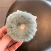 Soft Fluffy Plush Hair Scrunchies For Women Multi Colors No Tug Design For Daily Wear Party Styling