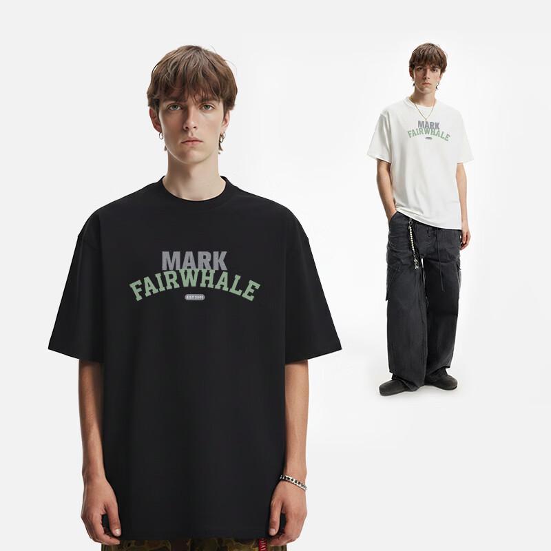 Mark Fairwhale Men's Heavyweight Cotton Antimicrobial Loose Fit T-Shirt