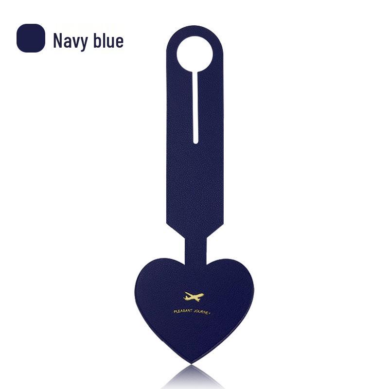 Leather Luggage Tag: Anti-Loss Name Tag for Suitcases and Boarding Passes