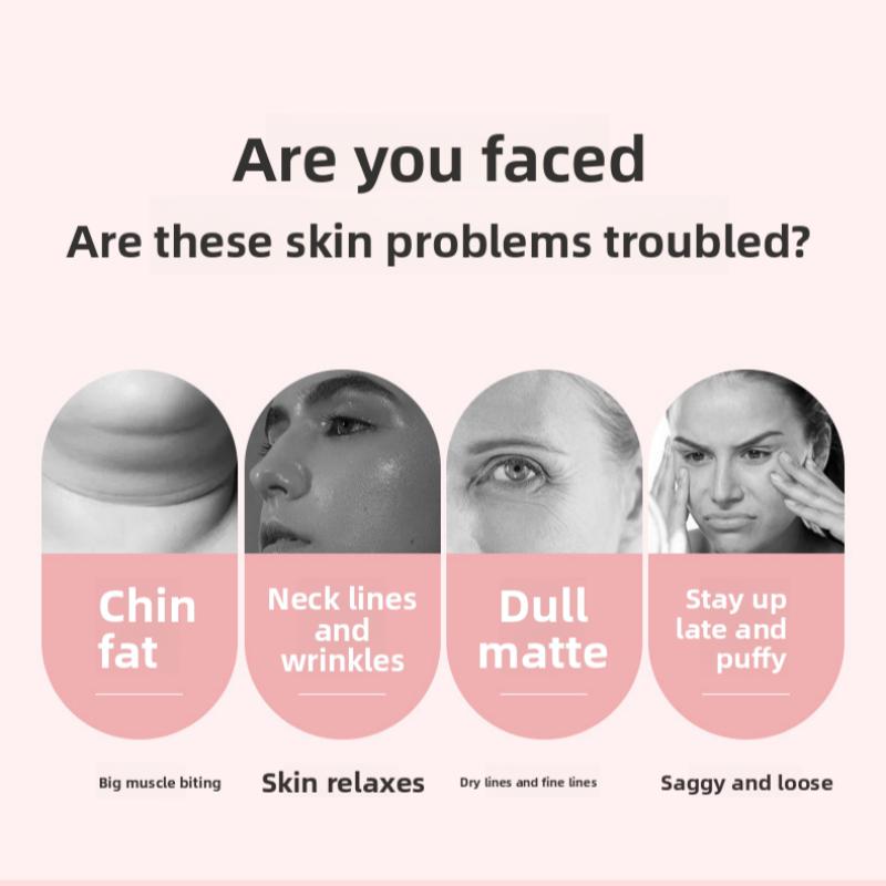 EMS Microcurrent Roller Face-Slimming Artifact V-Face Beauty Facial Massager For Firming And Lifting The Face