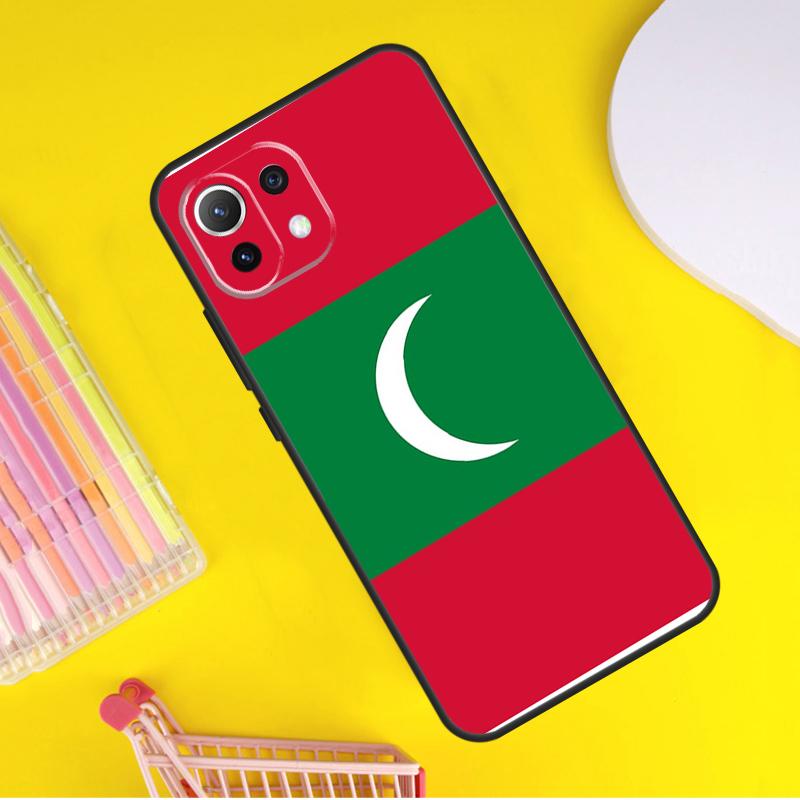 

Maldives Flag Cover For Xiaomi 14 13 Ultra 11T 12T 13T 14T Pro POCO X7 Pro X3 X5 F3 F5 F6 M6 X6 Pro Case Mi 12