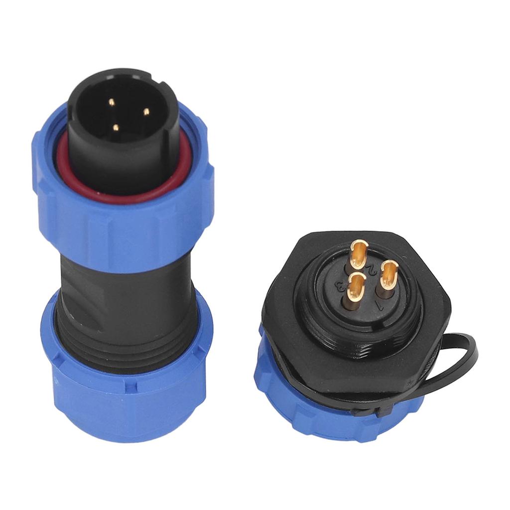 Aviation Plug Socket IP68 Waterproof Connector 3 Pin 3 Hole Electrial Power Adapter SP17
