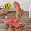 Mode Damen Sandalen 2025 Neue Leichte Hohle High Heels Sandalen Klobige Open Toe Pantoletten Damen Lässige Slingback Schuhe für Frauen