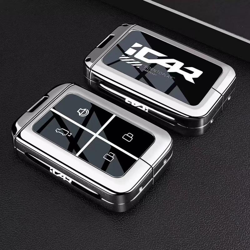 Chery iCAR V27 Key Case: NFC Card Car Buckle Shell for iCaur V27 New Energy Model