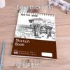 Thickened A4 Cross-border Sketchbook for Art Students: Blank Drawing Book for Pencil and Color