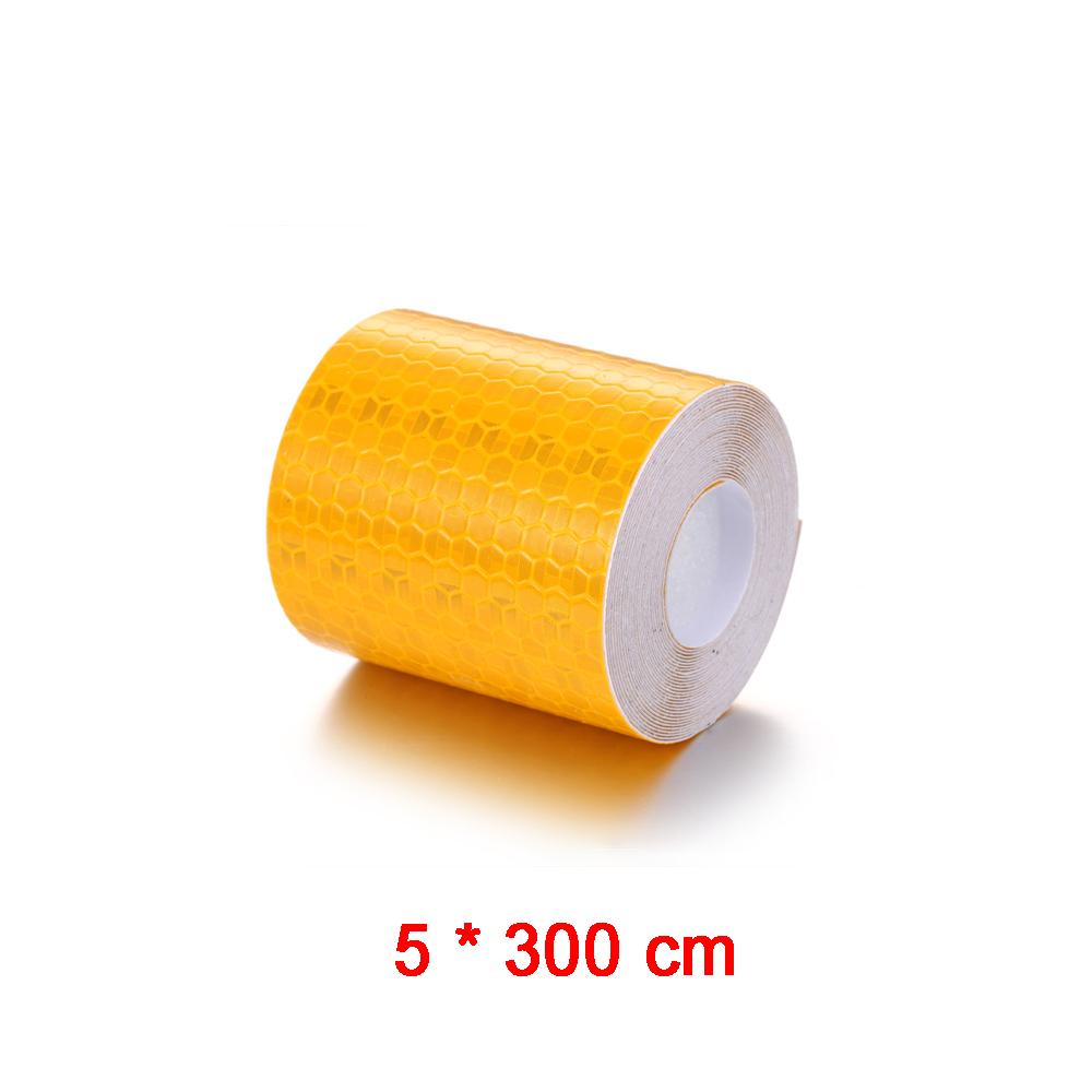 5cm 1/3/5/10M/20M 1PC Warning Light Reflector Protective Sticker Reflective Film Car Reflective Safety Strip Stickers