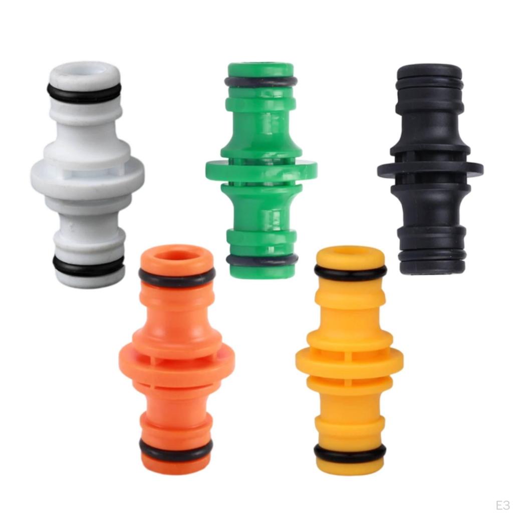 10 Pieces Garden Hose Connector Fittings for Plumbing Yard Irrigation System White