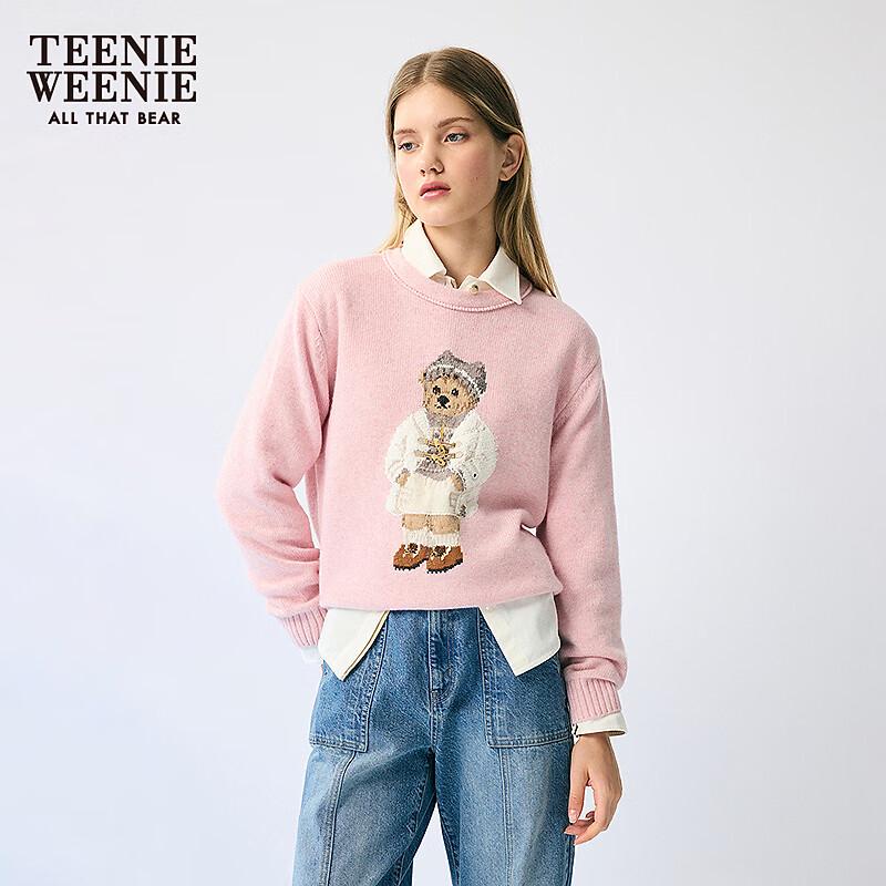 Teenie Weenie Women's Bear Jacquard Knit Sweater