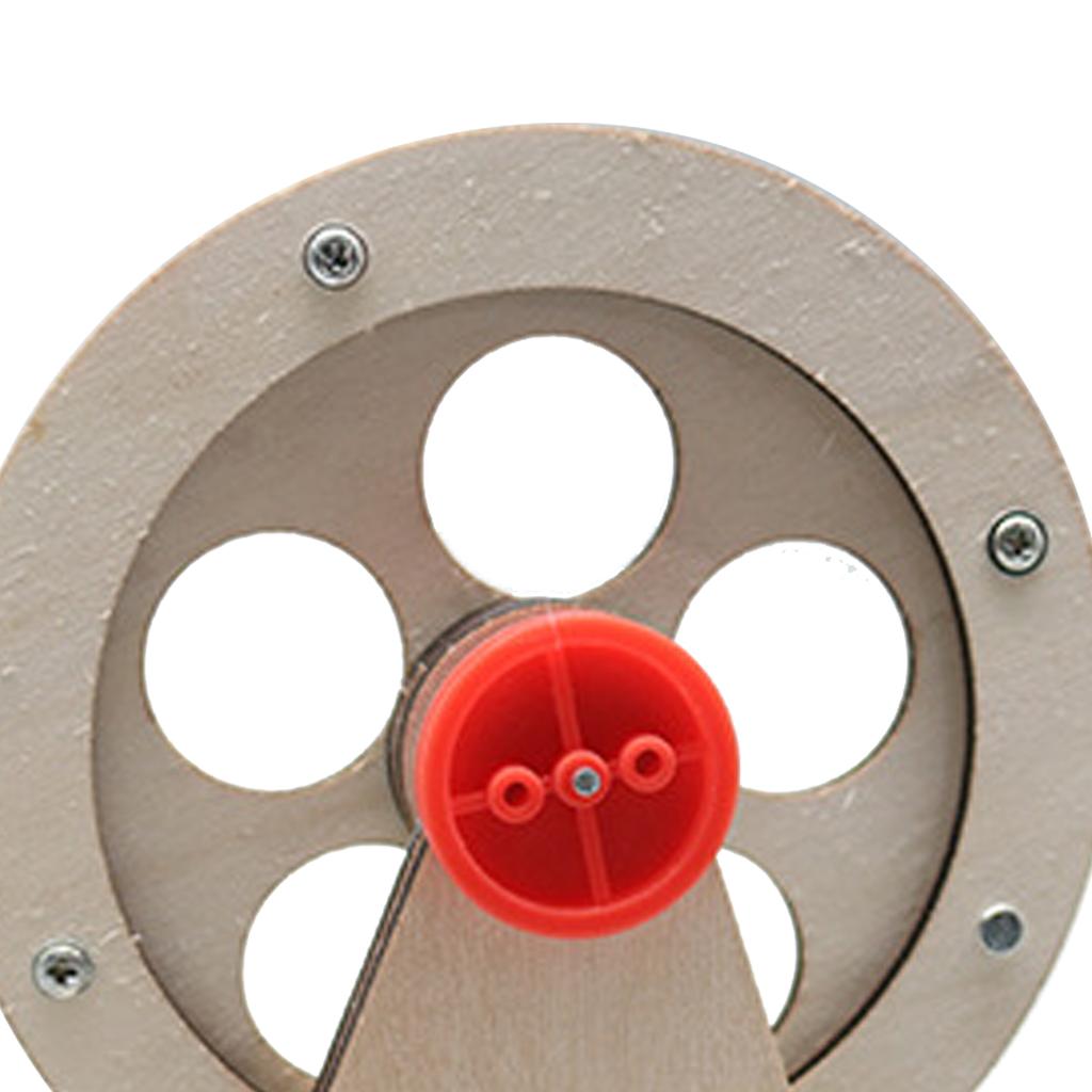 Hand Cranked Generator Power Set Wooden DIY Manual Science Experiment Educational Generator Projects for Boys Girls