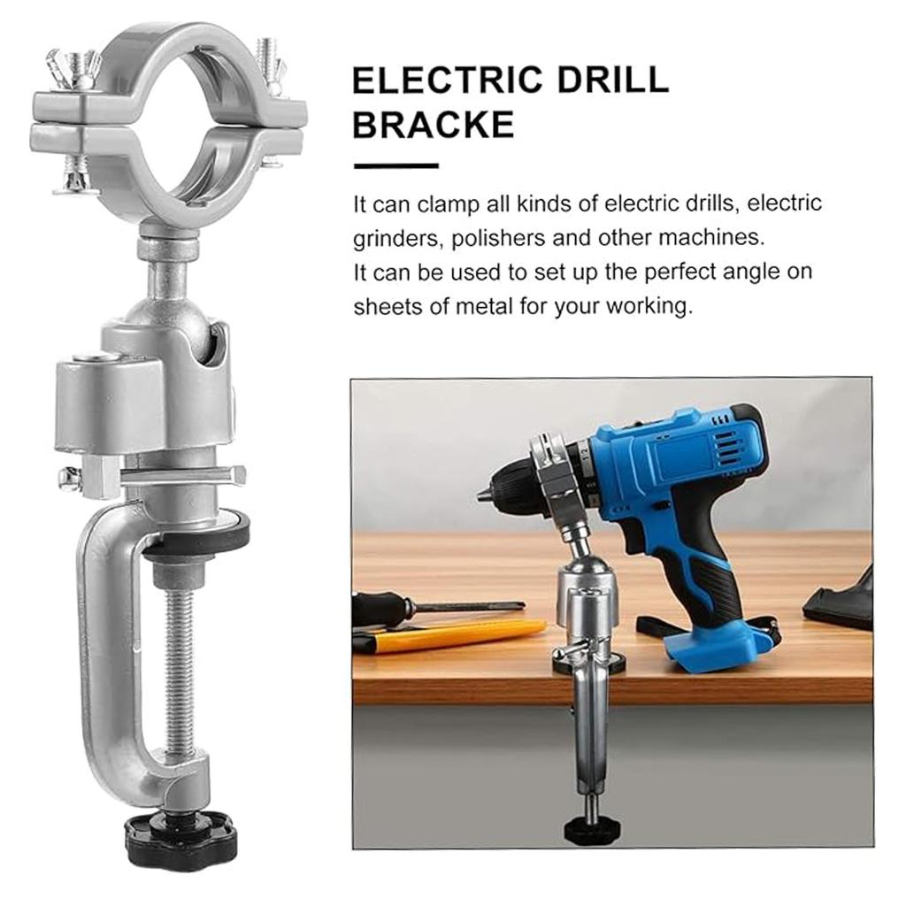 360° Rotating Table Vise Bench Clamp Bracket Multifunctional Electric Grinder Stand Holder Accessories For Dremel Tool