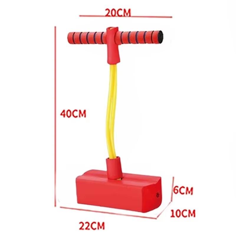 

Kids Frog Jump Bouncer Rod Toy Indoor Outdoor Sensory Training Equipment for Home Backyard Children Sports Balance Toy красный