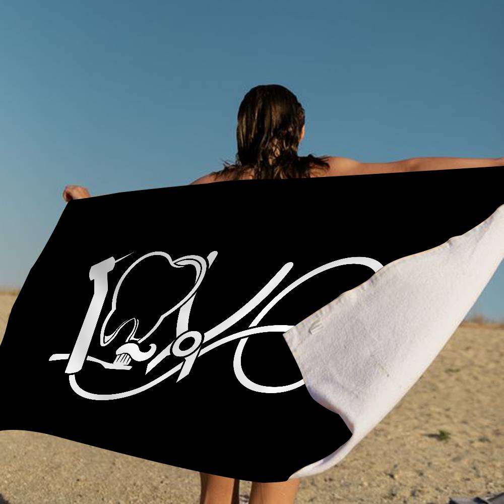 The Dentist Tooth Beach Towel Colorful Bath Towels For Girl Microfiber Quick Dry Custom Sand Free Beach Yoga Spa Gym Pool