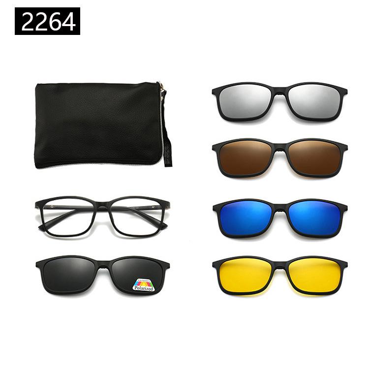 22XX Magnetic Clip-on Polarized Sunglasses for UV Protection and Driving