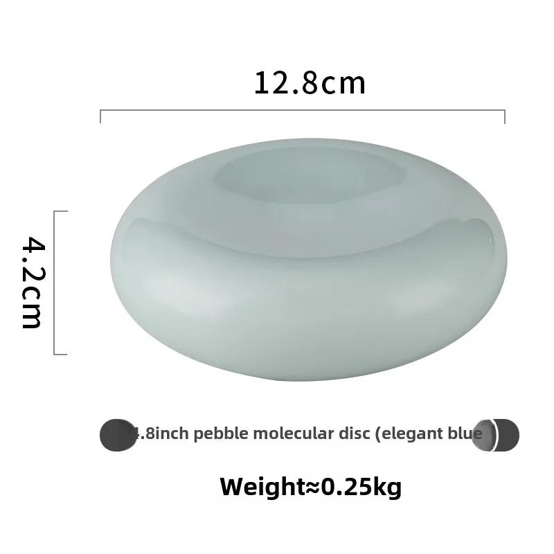 13cm Molekulární Gastronomie Stolní Nádobí Talíř na Předkrm Talíř na Sašimi Kreativní Restaurace Kruhová Izolační Keramické Dezertní Talíře