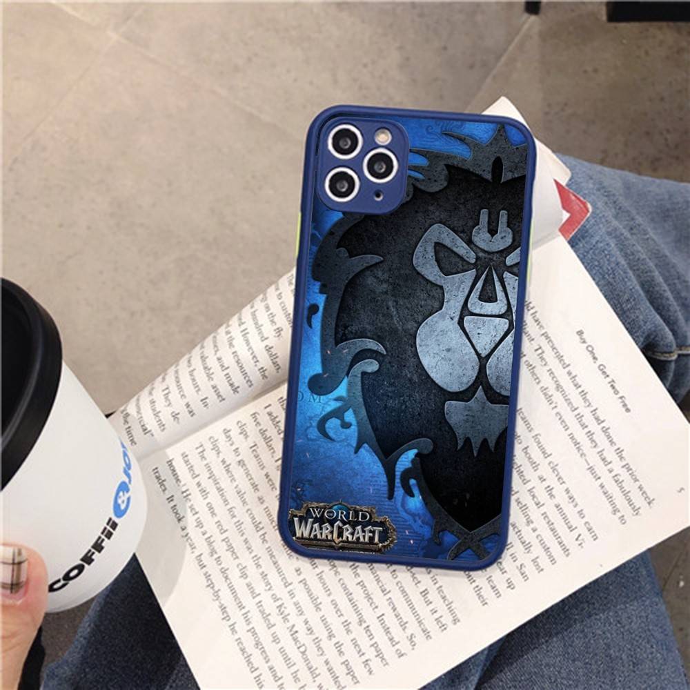 

Warcrafts Of World W-WOW Phone Case for iPhone 16 15 14 11 12 13 Pro Max X XS Translucent Matte Cover iphone 16 pro