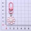 Mini Flower Keychain: Cute Resin Floral Charm Keyring, Ideal for Gifts and Bag Decoration