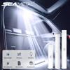SEAMETAL Wireless Led Sensor Light for Car Trunk Adjustable Brightness Motion Sensing Light 3-Color USB Charging Night Lamp