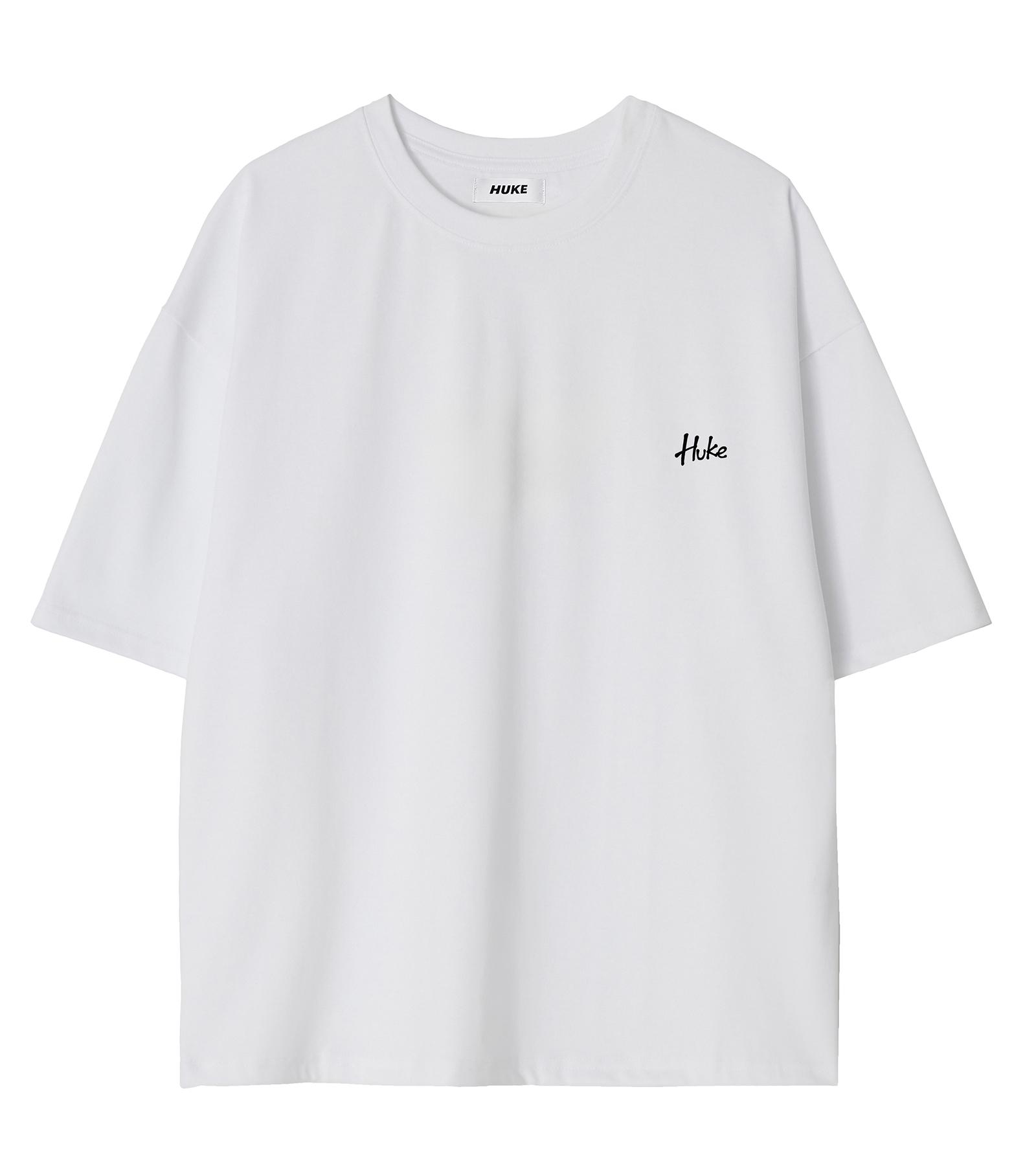 Hook Signature Small Logo Short Sleeve T-Shirt (White) Free