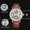Men Skeleton Watches Mechanical Automatic Watch Men Tourbillon Sport Clock Casual Business Moon Watch