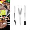 Barbecue Tool Set Stainless Steel Grilling Accessories Nylon Storage Case, Includes