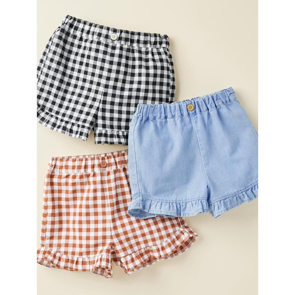 Uniqlo Bt Denim Easy Short Pants  Frill 
