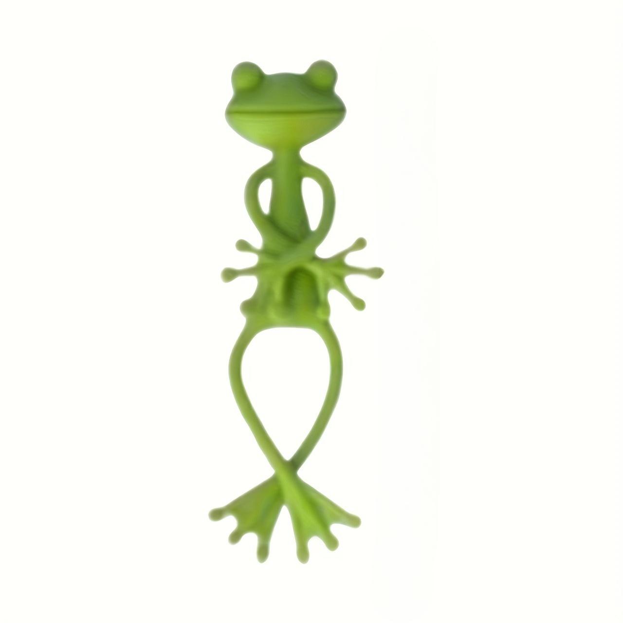 

1/2/5pcs Green Frog Shape Plant Holder - Succulent Small Potted Plant Stabilizer, Garden Creative Decoration.