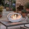 EU Stock Elegant Oval Tabletop Fireplace Clean Bioethanol Decorative Fireplace Restaurant Bar Portable Fireplace for Indoor