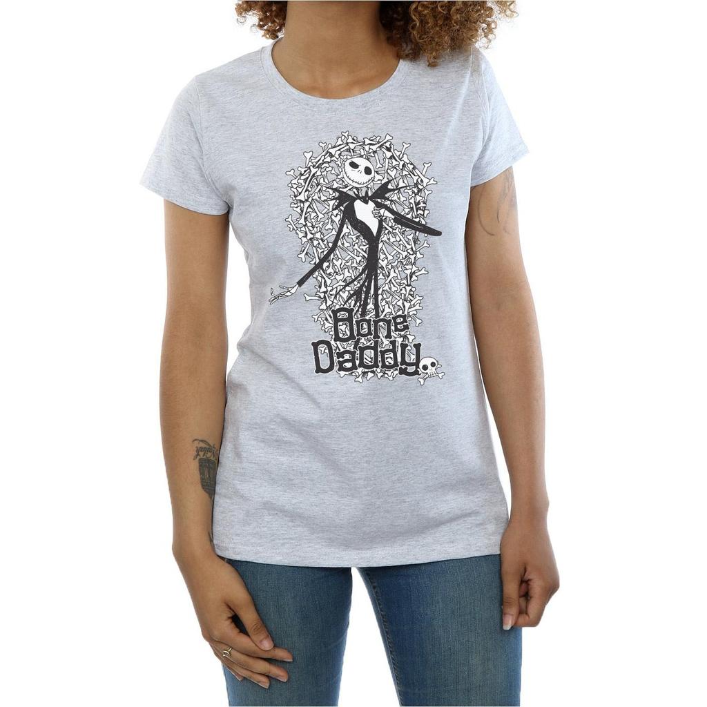 Disney Womens/Ladies Nightmare Before Christmas Bone Daddy Cotton T-Shirt
