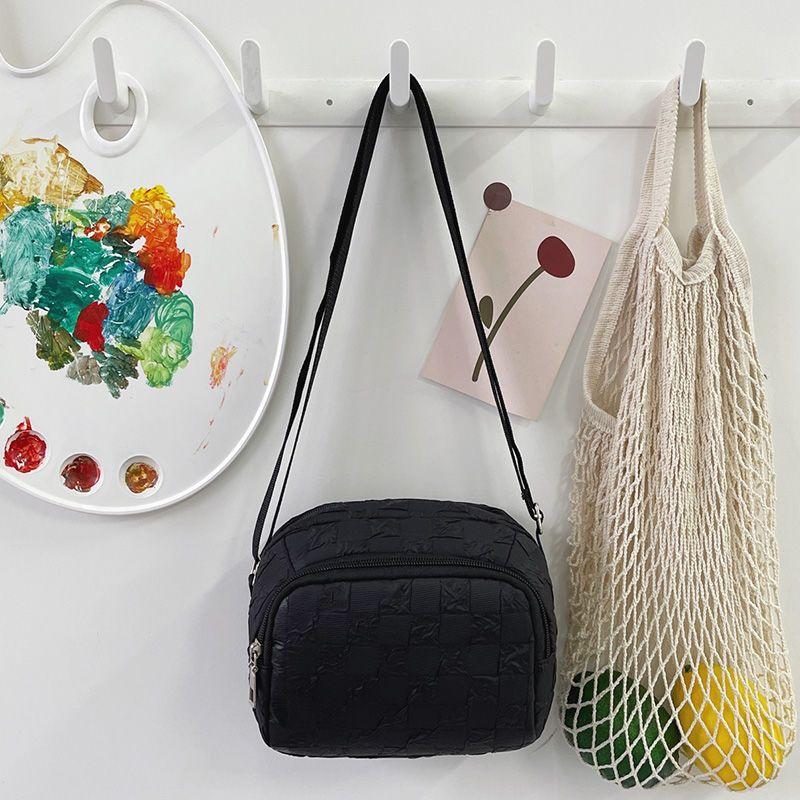 Plaid Cloth Bag Crossbody Mobile Phone Wallet Casual Versatile Mini Bag Multi-layer Women's Bag