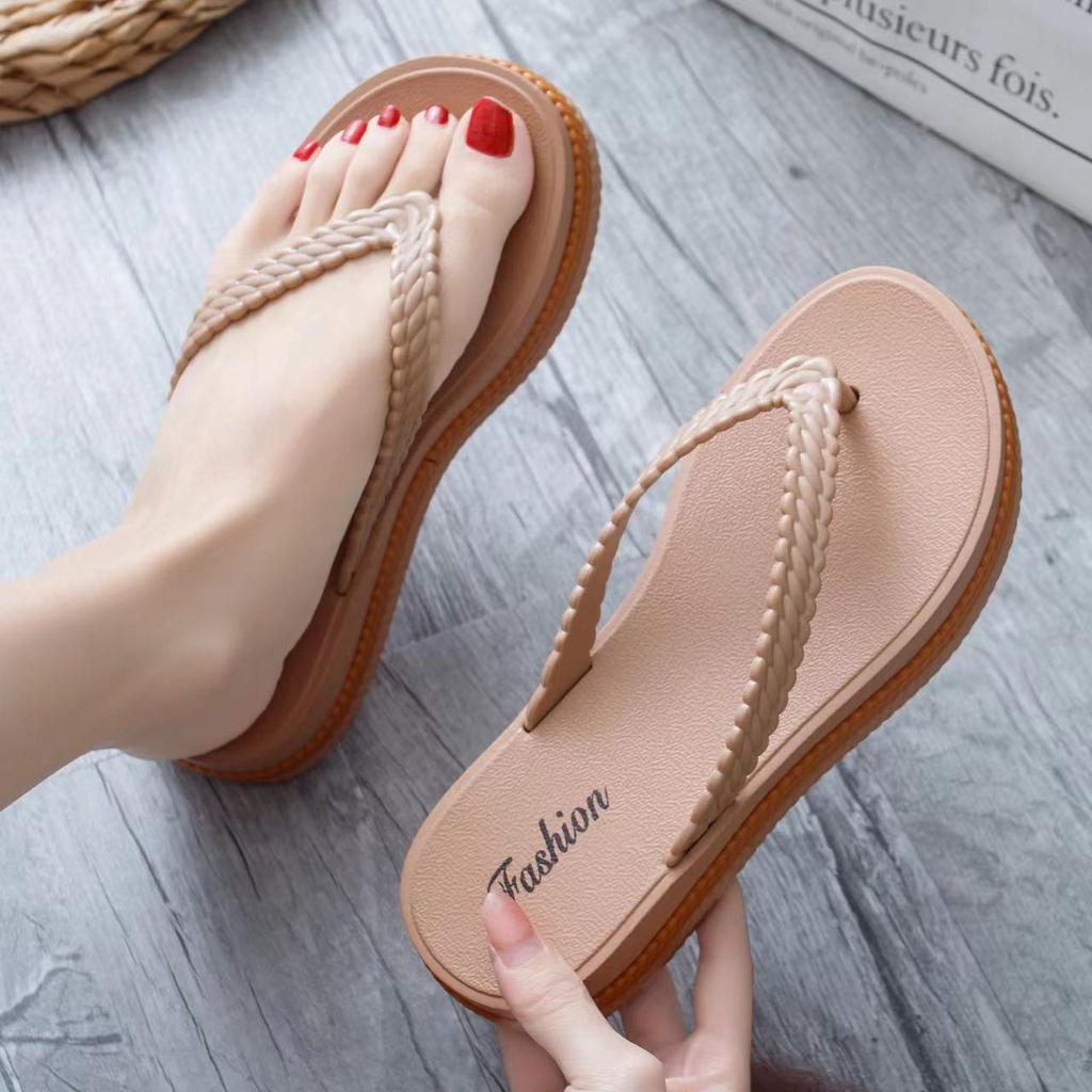 Flip-flops women's slippers women's summer sandals outer wear toe flip-flops fashion drag