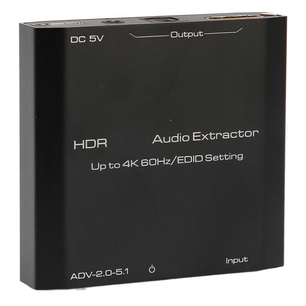 HDR HD Multimedia Interface Sound Extractor Support 4K 60Hz EDID Setting Converter for HDCP Digital