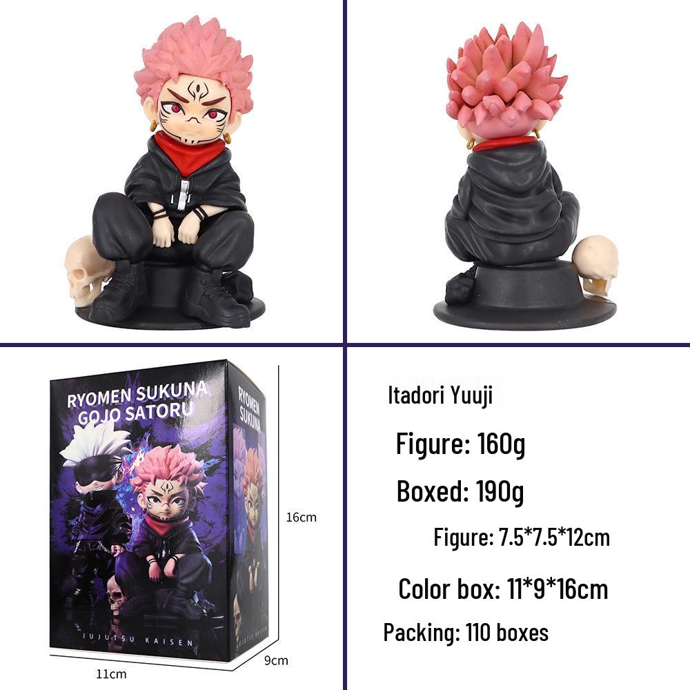 Laughing Luffy & Zoro Figurine – Straw Hat Crew Desktop & Car Ornament