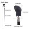 Piele neagră, argintiu, baston de mers, bast de mers decorativ de modă, domn, elegant, baston pentru cosplay, 92 cm