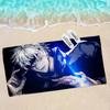 Jujutsu Kaisen Gojo Satoru Mikrofaser Strandtuch Saugfähig Schnelltrocknend Weich Yoga Schwimmen Resort Bergsteigen Handtuch