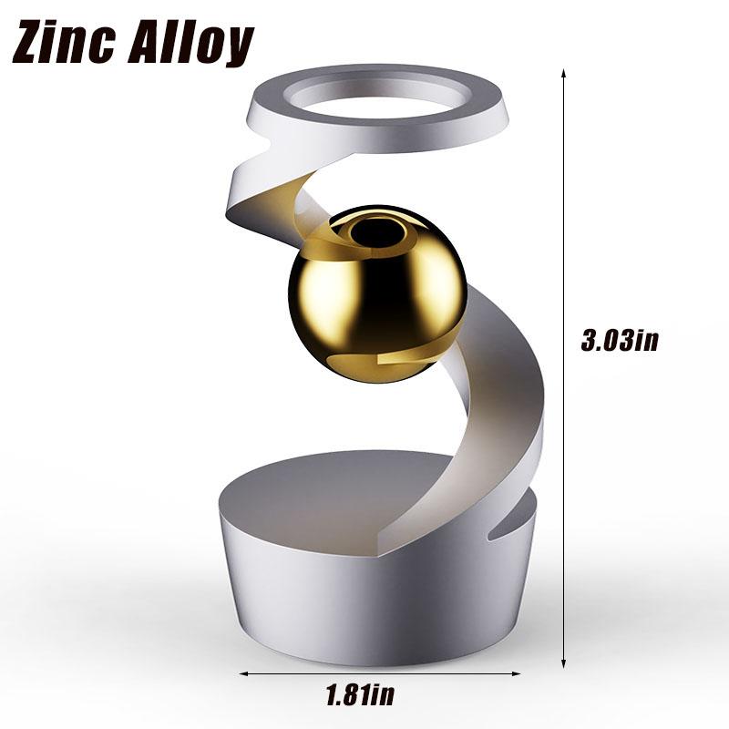 

Metal Desktop Visual Levitating Gyroscope, Counter-Gravity Visual, Rotating, Stress-Relieving, Finger-Tip Stress-Relieving Plaything