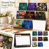 2027 Bloemrijke Bureaukalender 12 Maanden Engelse Planning Planner voor Thuis of
