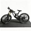 1:10 Scale Full Alloy Frame Downhill Mountain Bike Model Full Suspension Diecast Collectible Miniature Realistic Toy Gift Decor