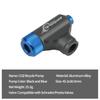Ctrepower Aluminum Alloy CO2 Bike Tire Inflator Quick Push Button Release Fits Presta & Schrader Valves for Road & Mountain Bike