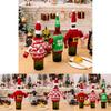 Charming Knitted Wine Bottle Sweater Outfit For Holiday Decor With Elegant Designs