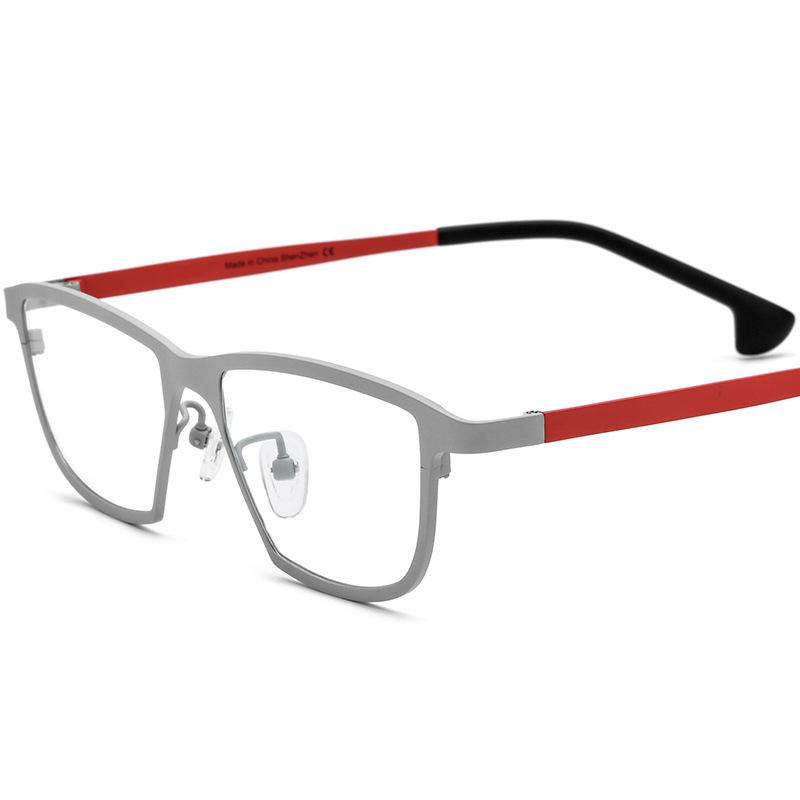 High Quality Fashionable Square Frames Metal Business Optical Frame Spectacle Frames Eyeglasses Unisex