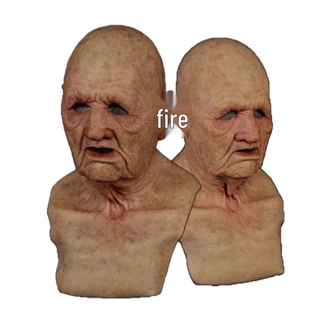 LED Glowing Nun Mask - Halloween Ghost Face Scare Prop