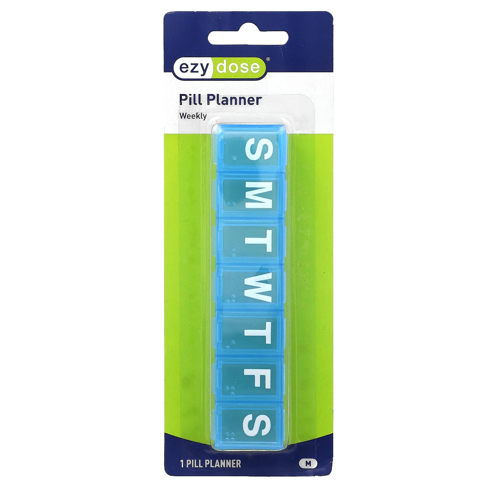 

Weekly Pill Planner, Medium, 1 Count