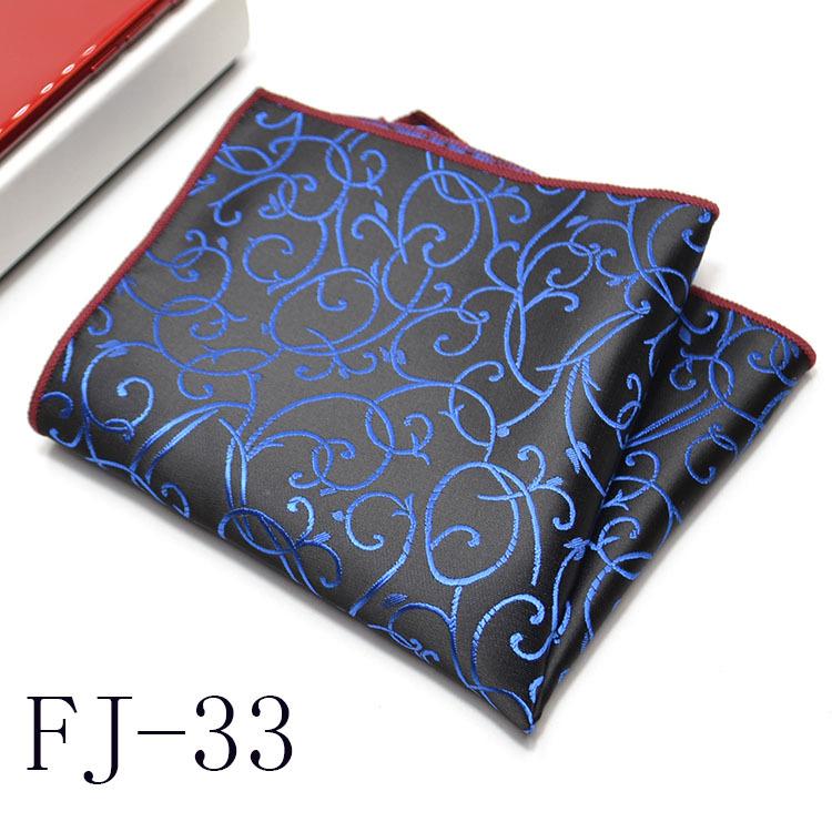Men'S Pocket Towel Korean Version Cashew Flower Small Square Suit Handkerchief Versatile Dress 24*24Cm