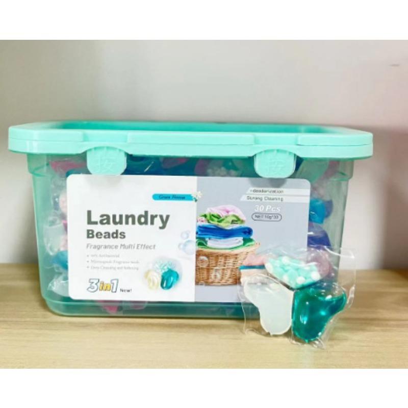 

Шарики для стирки для стерилизации, удаления клещей, длительного сохранения аромата, эффективного удаления пятен, моющего средства для стирки, шариков для стирки зелёный