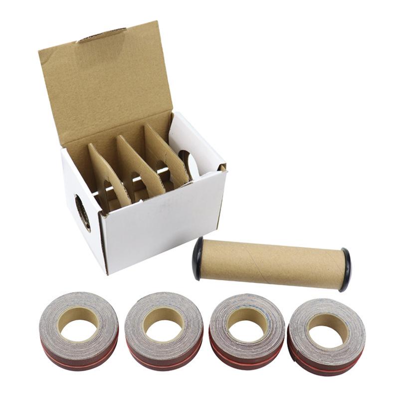 Hand-Torn Emery Cloth Sandpaper Roll for Dry Grinding on Metal, Glass, Woodworking