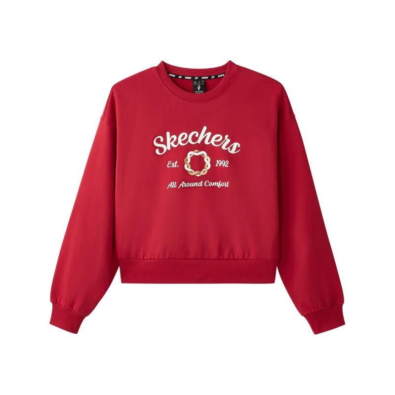 

SKECHERS Women s Knitted Pullover Sweatshirt L