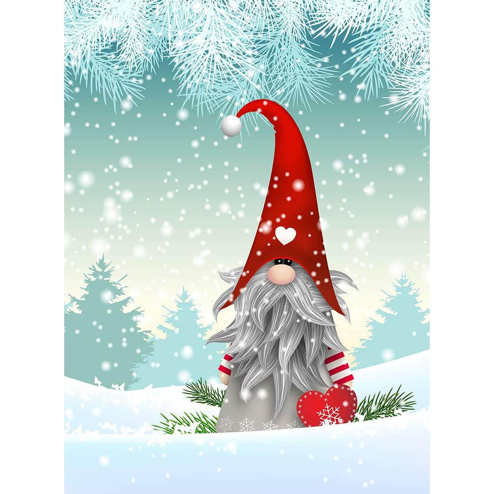 Diamantmalerei Weihnachten Weihnachtsdekorationen Zwerg 5D DIY Diamantkunst
