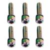 of 6 Bicycle Stem Screws M5x18mm Bolt with Washer Allen Tapered Bolts Screw Hardware for Bike