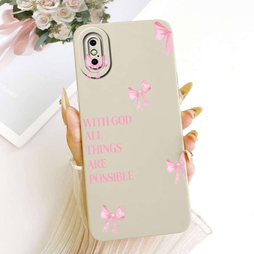 

For iPhone X Case Candy Sunflower Painted Cover Case Silicone Soft Fundas Phone Case For iPhone X iPhoneX A1865 A1901 Slim Capa iPhone X
